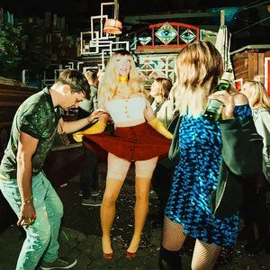 Sexy Shein skater skirt. Love the fabric